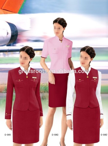 Unisex air stewardess sex uniforms