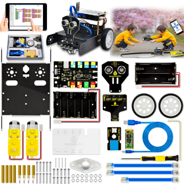 KEYESTUDIO Coding Education Robotics Starter Kit: Smart Car for Arduino