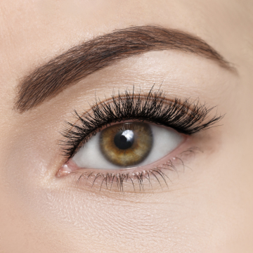 Custom 3D Wispy Invisible Clear Band Short Style Thin Eyelashes with Logo