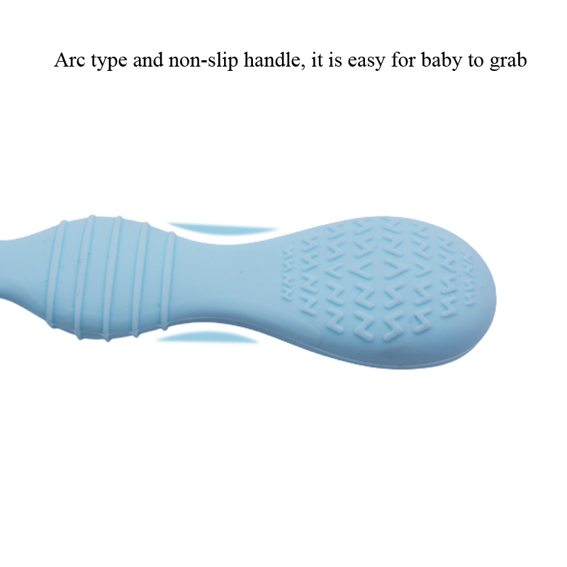 baby training spoon soft silicone baby spoon baby feeding spoon