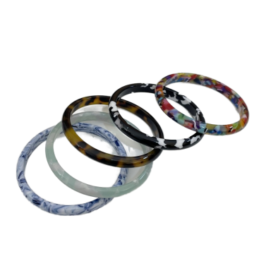 Vintage Leopard Beaded Bangles with Heart-shaped Pearl for Women