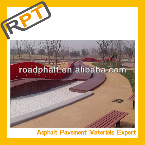 Roadphalt color red hot mix asphalt concrete mix