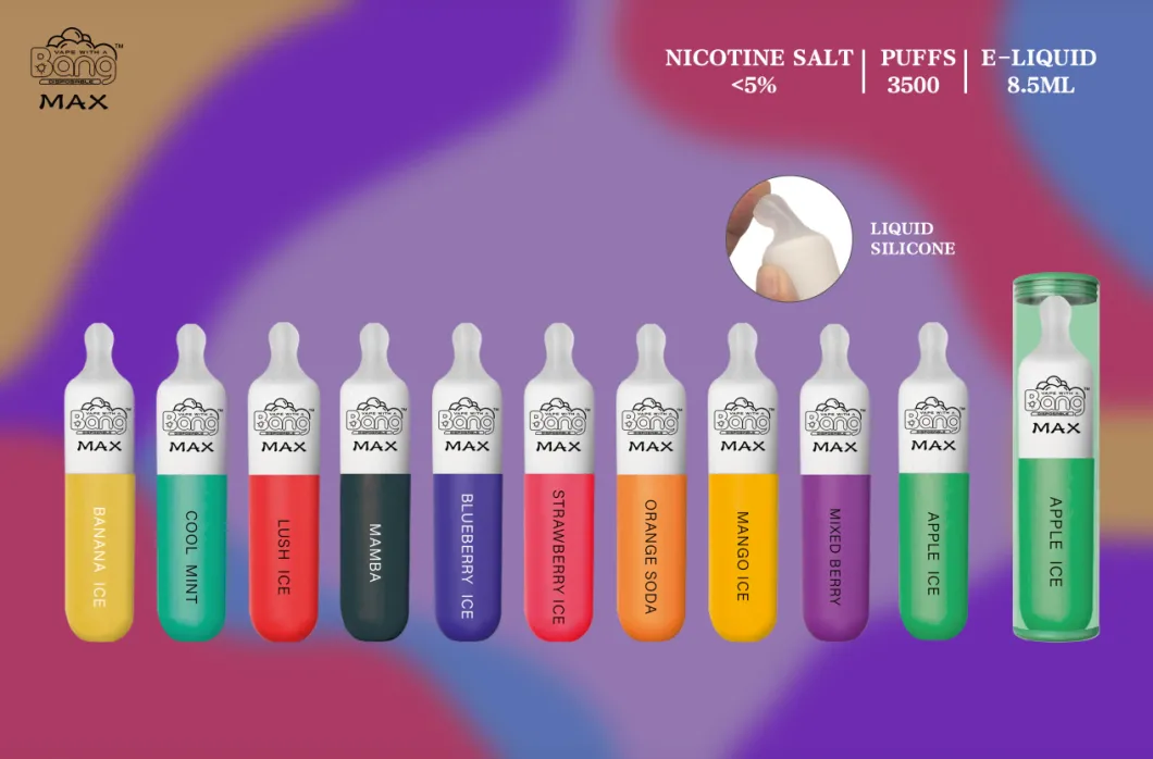 Wholesale Disposable Vape Pen Original Bang Max 5% Salt Nico tine E Cigarette