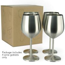Stainless Steel Wine Glasses