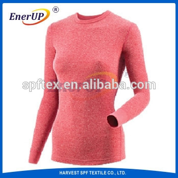 Long Sleeve Angora Underwear Thermal Woman