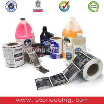 Oil and Chemical Solution Resistant Printing Chemical Labels