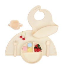 Silicone Feeding Set Baby Weaning First Feeding Essential