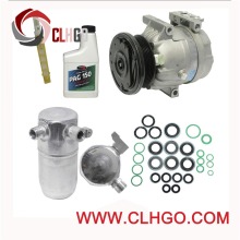 Air auto ac compressor New A/C Compressor Kit KT 3678 for 2002-2005 Pontiac Grand Am 3.4L 89018888