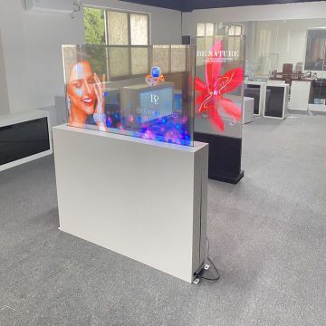 55 Inch FHD Transparent OLED Screen for Advertising Player