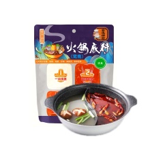 Tianchu 320g Mandarin Duck Hot Pot Base - Spicy and No Spicy Hot Pot Condiment for Restaurants