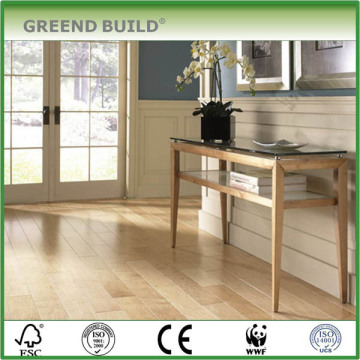 Traditional maple wood parquet flooring