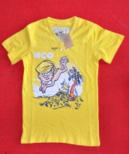 Hot Sale Super Marc V- Neck Children T-Shirt