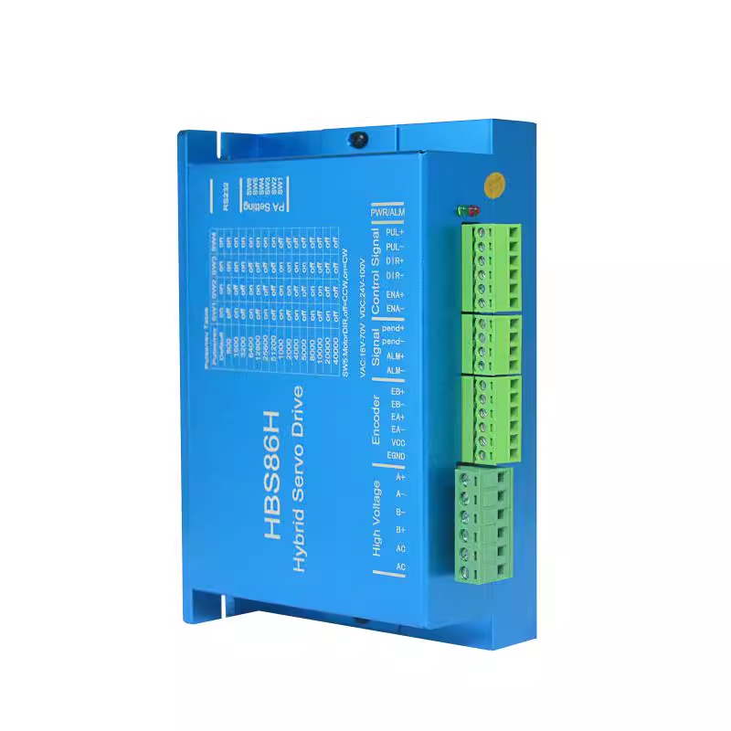 Nema 34 Closed Loop Stepper Servo Motor With Blue Driver Hbs86h For Cnc ...
