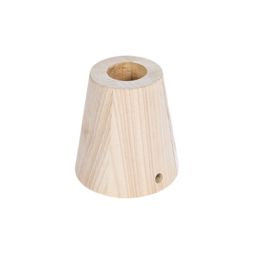 Handcrafted Solid Wood Lamp Cup