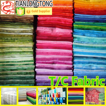 65% polyester,35% cotton T-shirt fabric