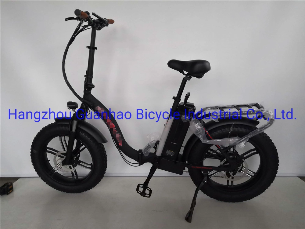 Mag Integrated Wheels 20 Inch Fat Tire Foldable Suspension Electric Bike