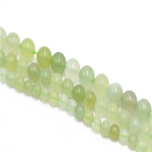 Discount Price Natural Green Prehnite Gemstone Loose Beads
