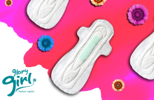 Extra long night use maxi cotton sanitary napkins