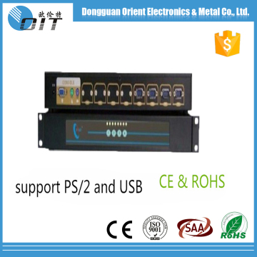 4 Port USB & PS/2 KVM rack mount Switch Connect to 15",17'',19'' KVM