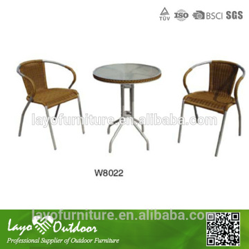 Factory audit passed sun chairs bar table with chairs