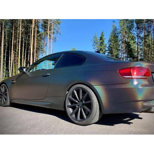 Gloss Rainbow Laser Silver Car Wrap vinil