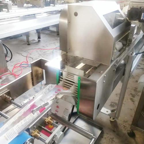 Automatic spaghetti pillow bag packaging machine