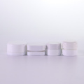 Special shape white cream jar with white lids