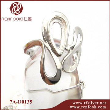 Special shape jewelry design 925 silve gay men ring