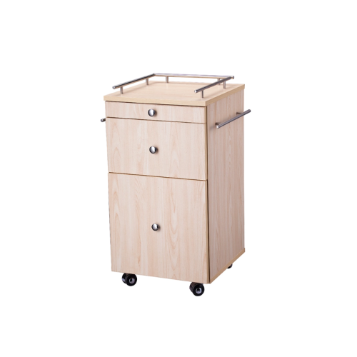 Carrello per utensili da salone di legno professionale