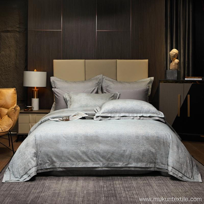 Fast Delivery 100 yarn-dyed jacquards Luxury Bedding Set