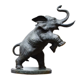 Antique decorative standing brass elephant fountain outdoor large bronze elephant fountain