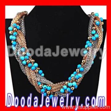 Handmade Beaded Chain Choker Necklace Designs Wholesale 