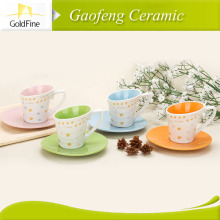 200ml white ceramic cups