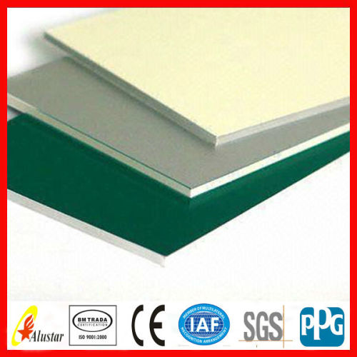 Fire rated door aluminum panel