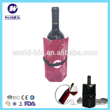 PE deluxe red wine bottle sleeve