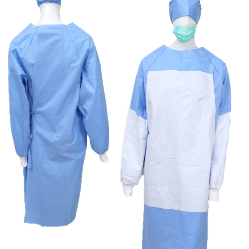 Robe renforcée stérile jetable non tissée pour hôpital