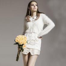 Women's sweater, made of 70% angora and 30% nylon