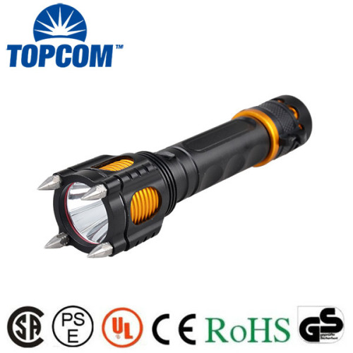 Self-defense Alarm Flashlight Tactical Torch Camping Rivet Knife Self-defense Alarm Flashlight