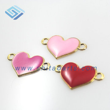 New heart bracelet charms wholesale