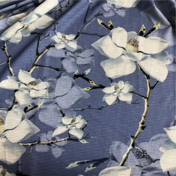 polyester strench jacquard printed knitting fabric