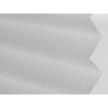 Anti-UV white pleated shade blind fabric