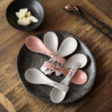 Japanese Style Porcelain Soup Spoon - Latest Model for Weddings and Restaurants