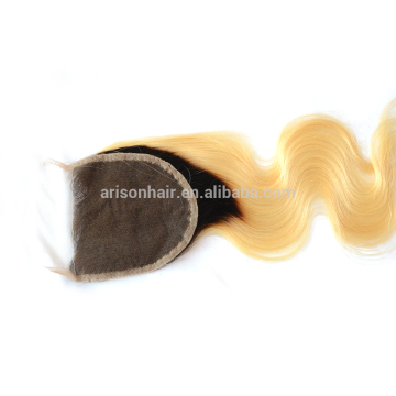 straight ombre hair weave ombre silk base closure