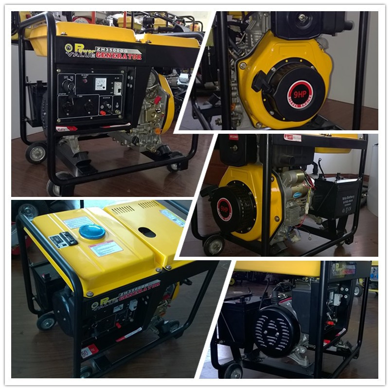 Manufacture both gasoline diesel 7 kva generator