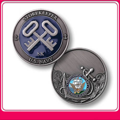 Customized Soft Enamel 3D Military Challenge Coin