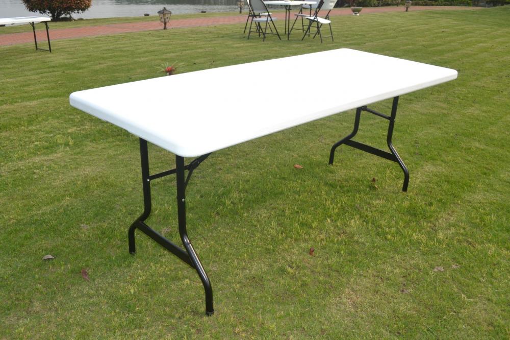 6 feet plastic outdoor folding picnic tables