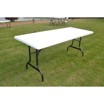 Hot Selling 6ft Blow Mold Plastic Folding Table