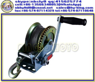 Boat hand winch , 2500 lb hand winch 4x4 , hand winch with brake