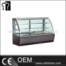 Floor Style 3 Layers Cake Refrigerated Bakery Case