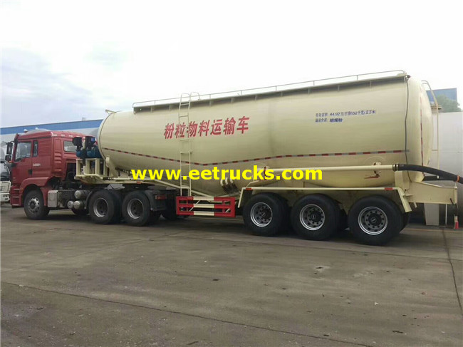 Tri-axle Dry Powder Tank Trailers